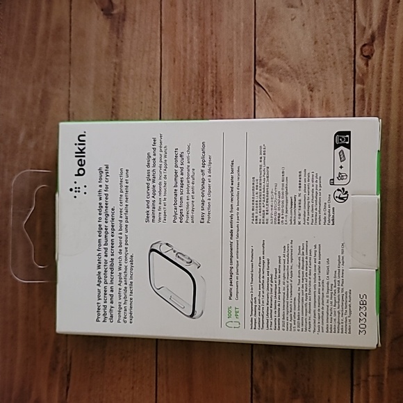 TemperedCurve 2-in-1 Treated Screen Protector + Bumper for Apple Watch Series 8 - Picture 3 of 10